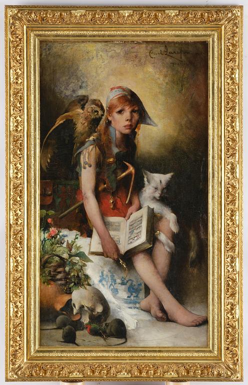 Carl Larsson, "Häxans dotter" ("The Witches daughter").