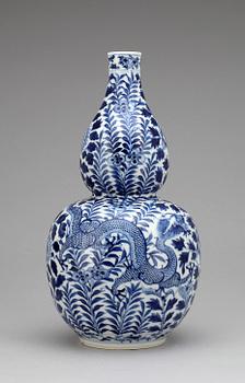 VAS, porslin, Kangxi-stil, Kina, 1800/1900-tal.