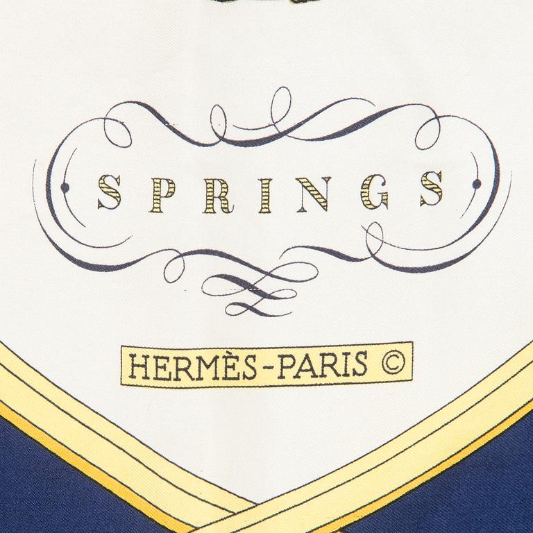 Hermès, Scarf, 'Springs'.
