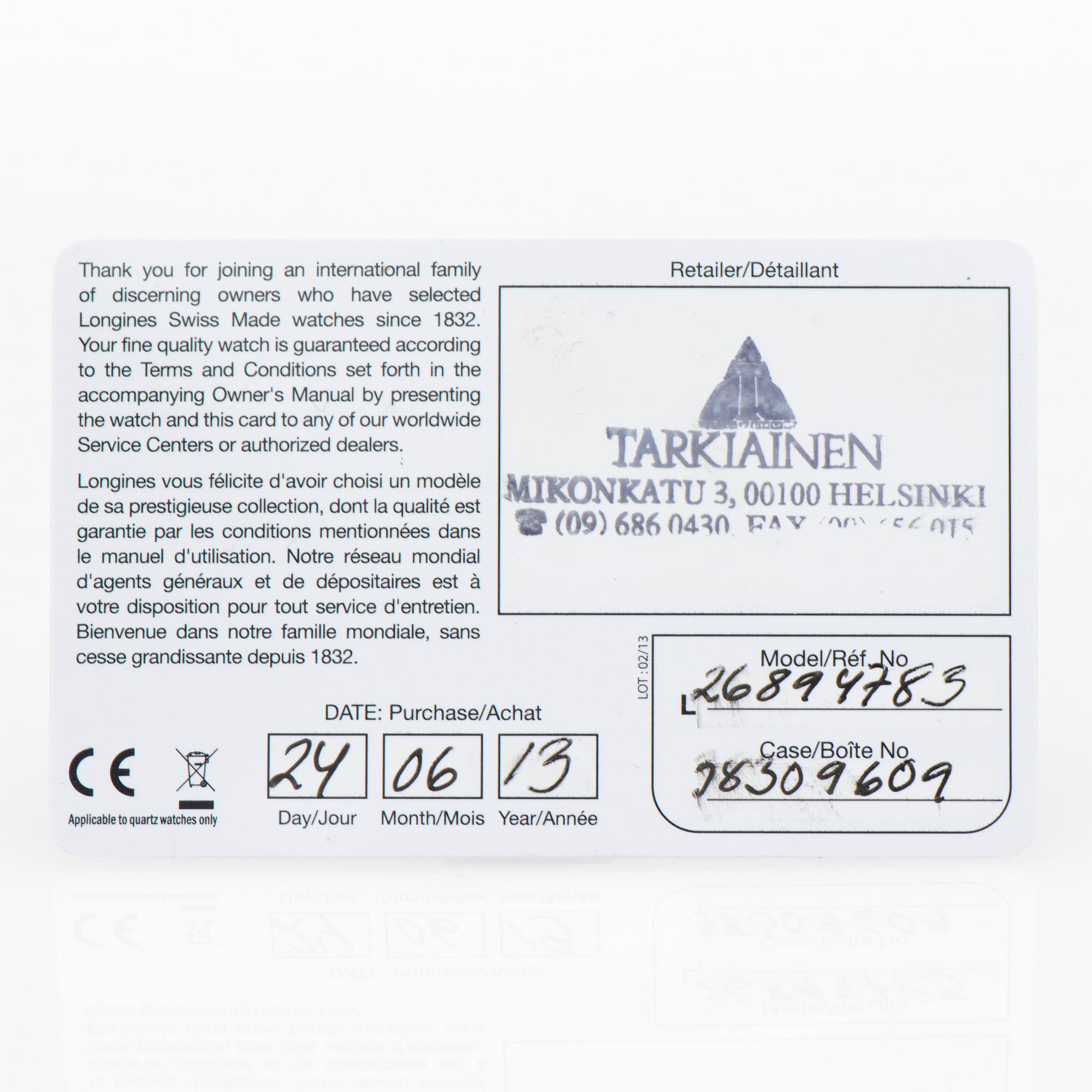 LONGINES, Master Collection, wristwatch, 47.5 mm.