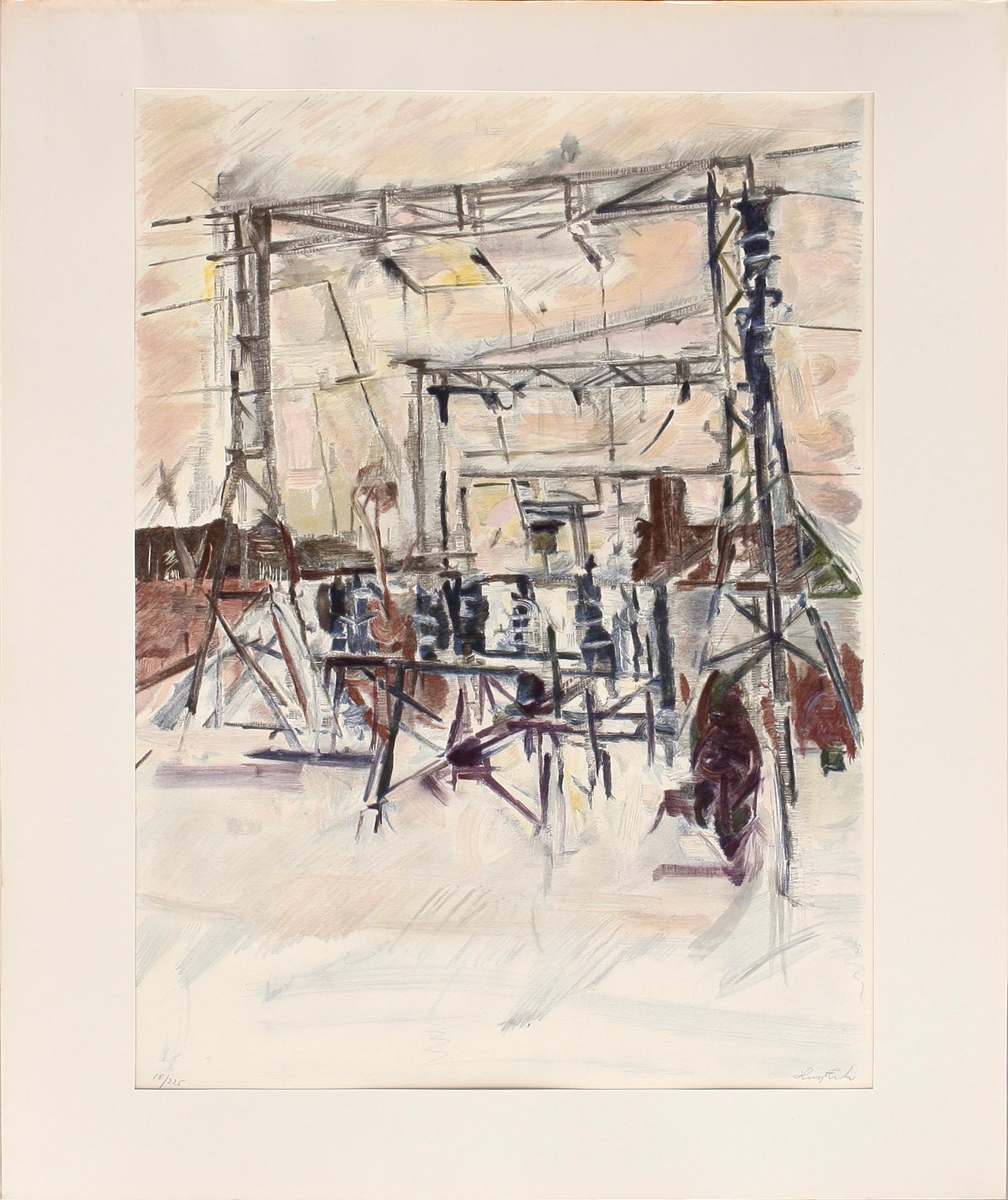 HUGO ZUHR , färglitografier, 5 st, sign o numr 18/225.