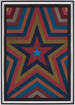 Sol LeWitt, "Five Pointed Star with Color Bands".