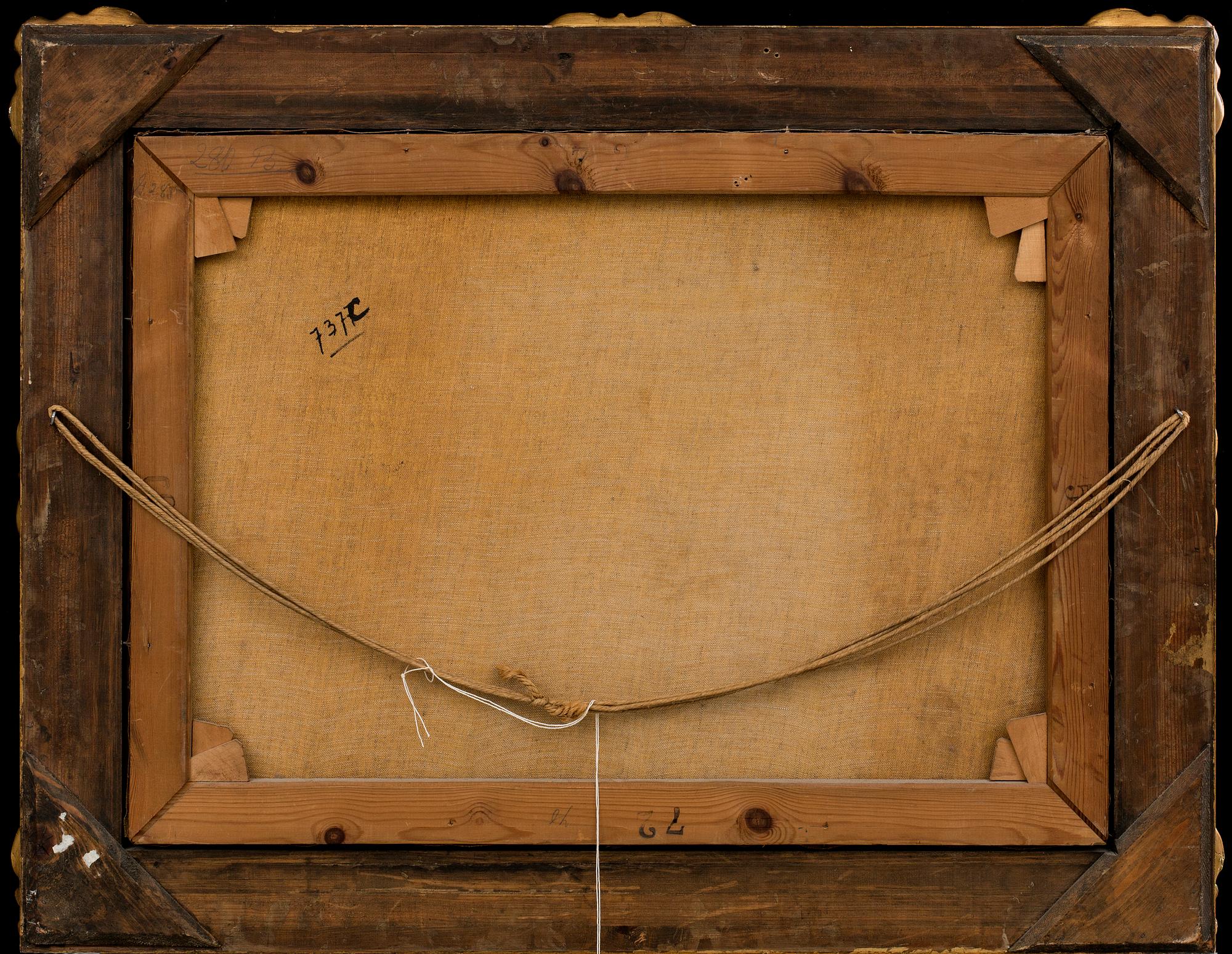 GIUSEPPE PITTO, oil on canvas, signed,