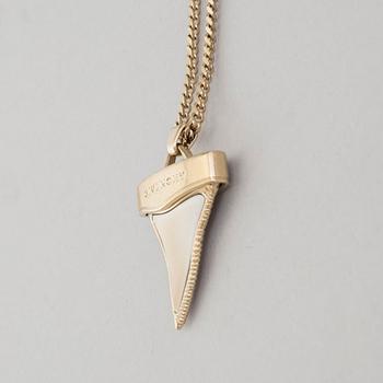 a Givenchy 'Shark tooth' necklace.