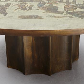 Philip & Kelvin LaVerne, an "Odyssey" coffee table, USA 1960s-70s.