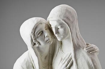 ALICE NORDIN, skulptur, gips, signerad, 1900-1910.