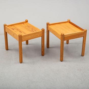 SIDOBORD, ett par, furu, troligen 1960 / 70-tal.