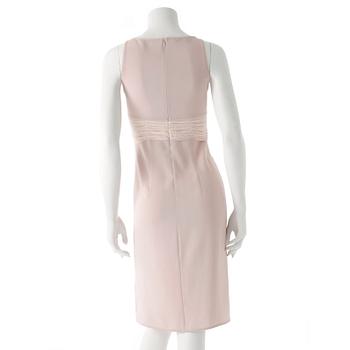 EMPORIO ARMANAI, a light pink sleeveless dress.