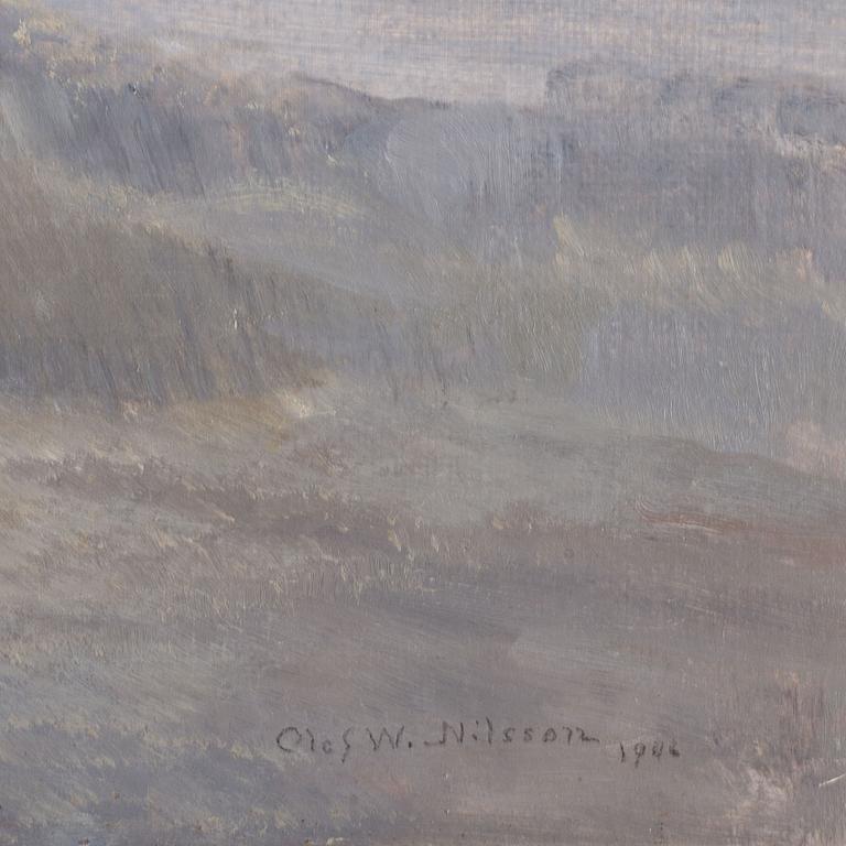 Olof Walfrid Nilsson, oil on canvas/panel, signed and dated 1946.