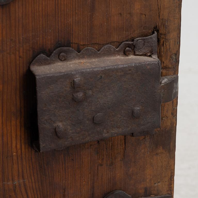 A hanging cabinet, Dalarna, dated 1776.