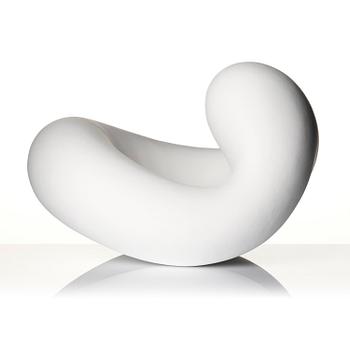 Eva Hild, a unique stoneware sculpture from the "Bumling" series, executed in her studio, Sweden, 2000.