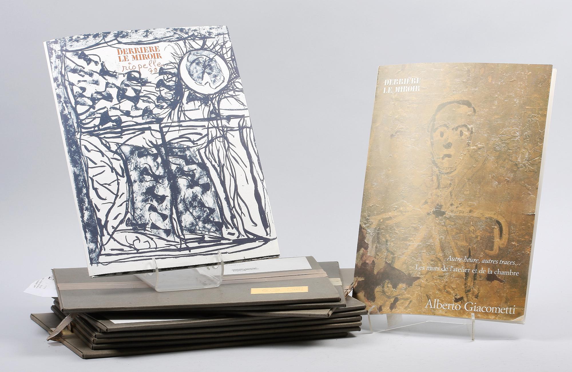 KONSTMAPPAR, 10 st, "Derriére le Miroir", Maeght. 1970-tal.