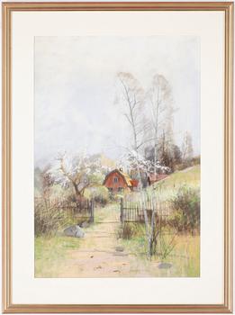 Carl Brandt · CARL BRANDT, pastell, sign och daterad 1902.
