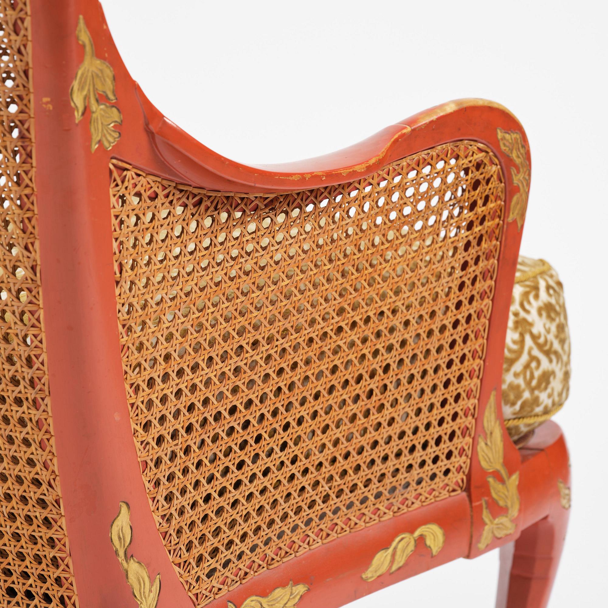 Carl Malmsten, a pair of Swedish Grace armchairs, cabinetmaker Albin Johansson, Stockholm, for Villa Kvikkjokk, 1927-28.