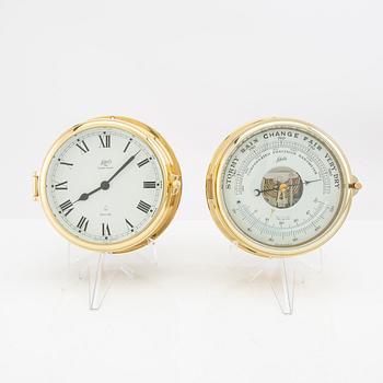 Skeppsklocka och barometer, Schatz, Västtyskland, 1900-tales andra hälft.