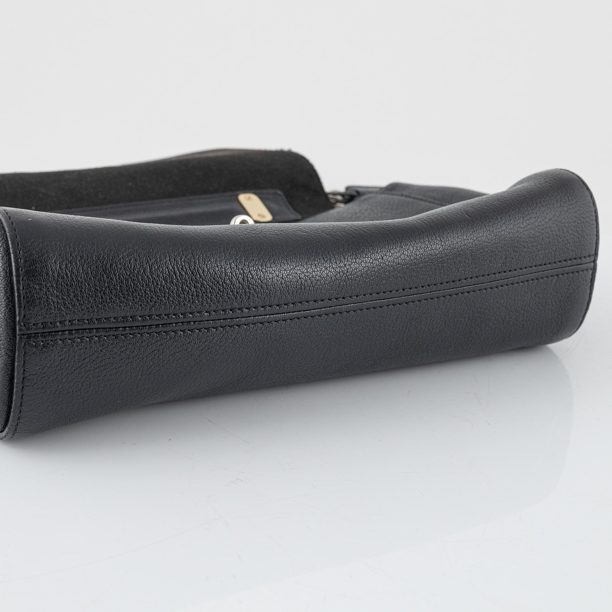 Mulberry, a black leather 'Lily Medium' handbag, 2020.
