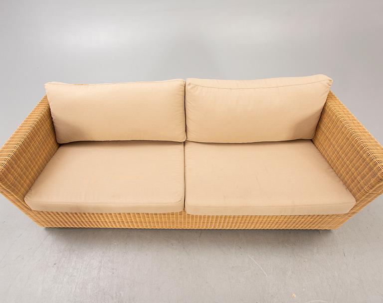 A Chester sofa by Cane Line 21st century artificial cane sofa.