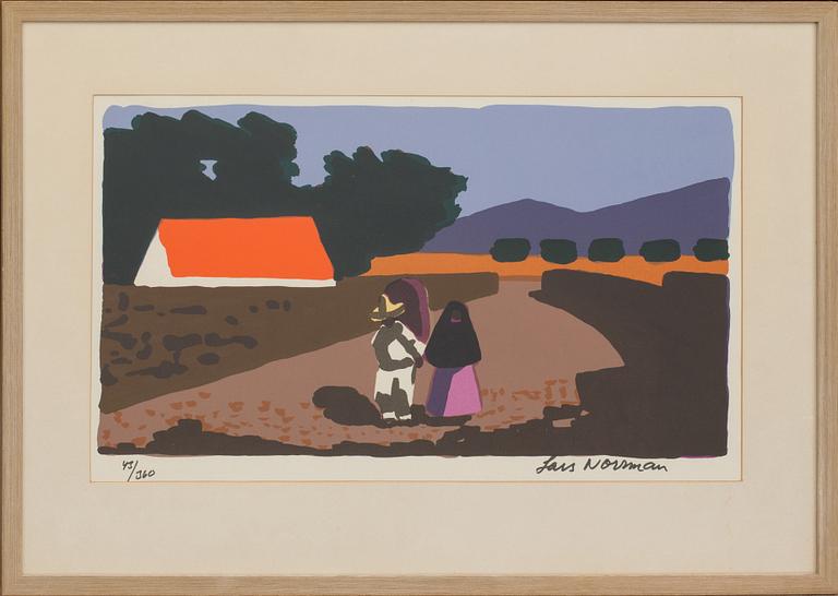 LARS NORRMAN, litograph in color, signed and numbered 43/360,