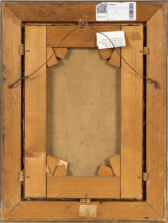 Ludvig Richarde, olja på duk, signerad och daterad -93.