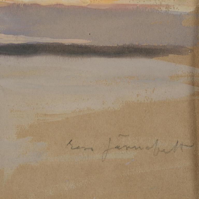 Eero Järnefelt, Solnedgång över havet.