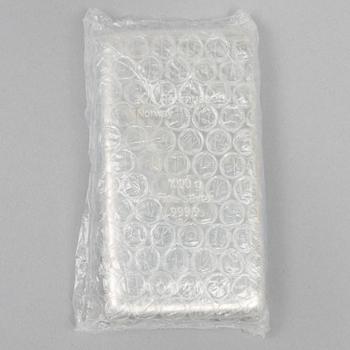 A silver bar, 1000 grams of fine silver, K.A. Rasmussen, Norway.