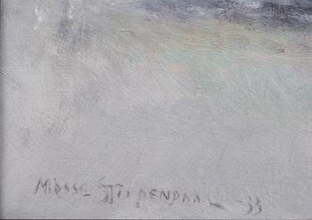 Mosse Stoopendaal, oil on canvas, signed, dated -33.