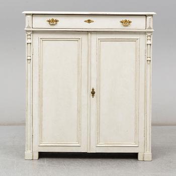 a painted cabinet from the second half of the 19th century.