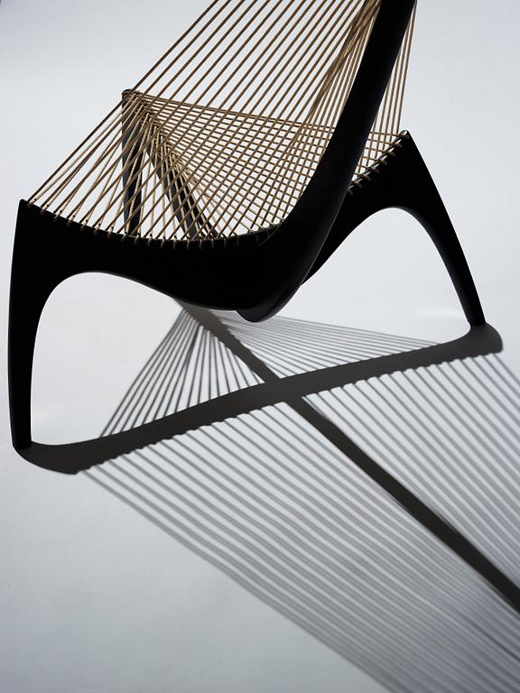 Jørgen Høvelskov, a "The Harp Chair", Christensen & Larsen, Denmark, 1970-80's.