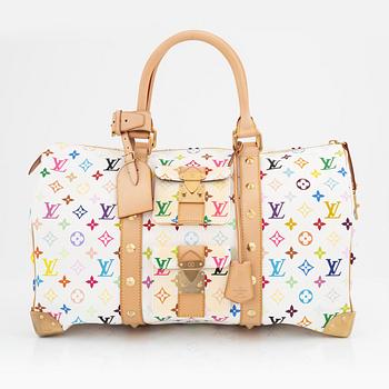 Louis Vuitton, A multi color 'Keepall cloth travel bag', 2003.