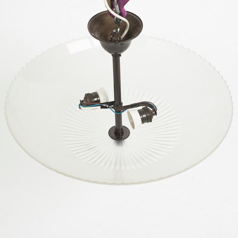 Erik Tidstrand, a model '26822' ceiling light, Nordiska Kompaniet, 1920's/30's.