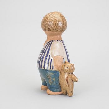 LISA LARSON, Gustavsberg, figurin, "Malin". Formgiven 1962, i produktion 1962-1980.