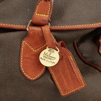 MULBERRY, a scotchgrain leather bag.