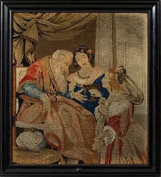 Embroidery, Europe, 19th century.