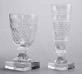 GLASSERVIS, 58 delar, "Kent", Kosta.