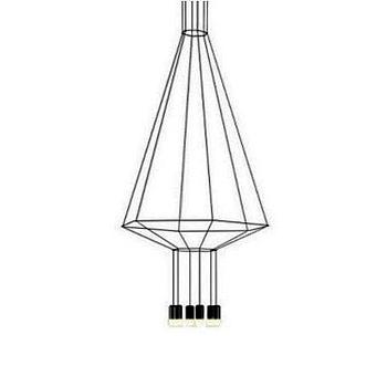 Arik Levy pendant lamp "Wireflow 0305" for Vibia 21st century.