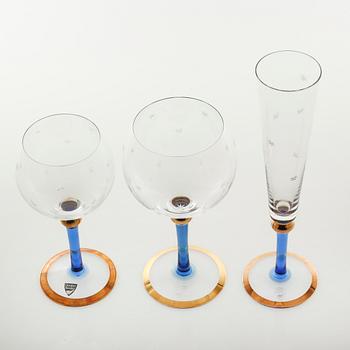 ERIKA LAGERBIELKE, glas, 28 st, "Imperial", Orrefors, omkring sekelskiftet 2000.