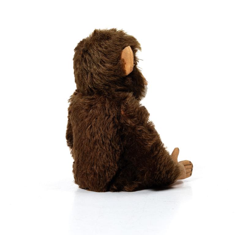 Steiff, leksaksdjur, 6 st, 1900-talets andra hälft.