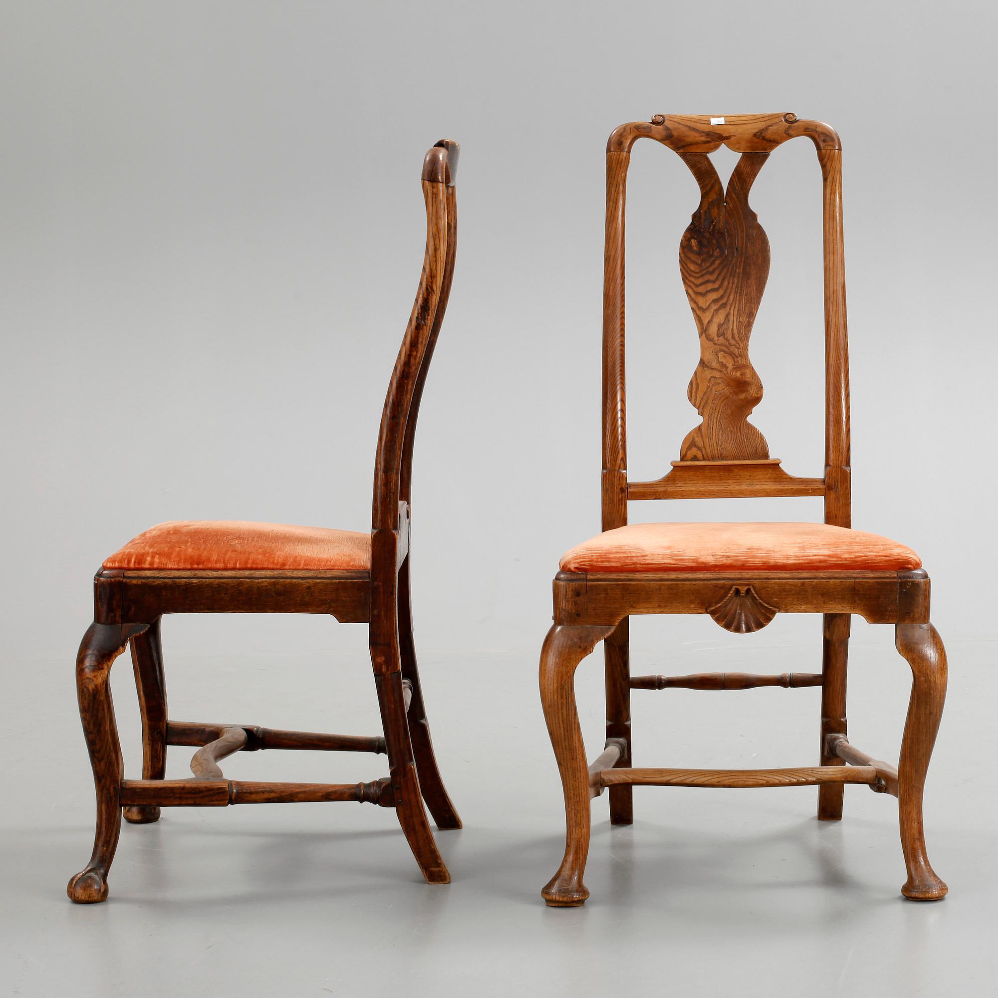 STOLAR, 3 + 2, senbarock samt senbarockstil, 1700-tal samt 1900-talets första hälft.