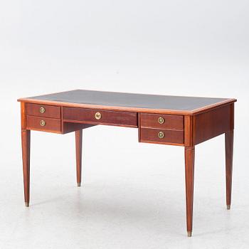 A Gustavian style desk, mid-20th century.