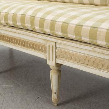 Trågsoffa, gustaviansk, 1700-tal.