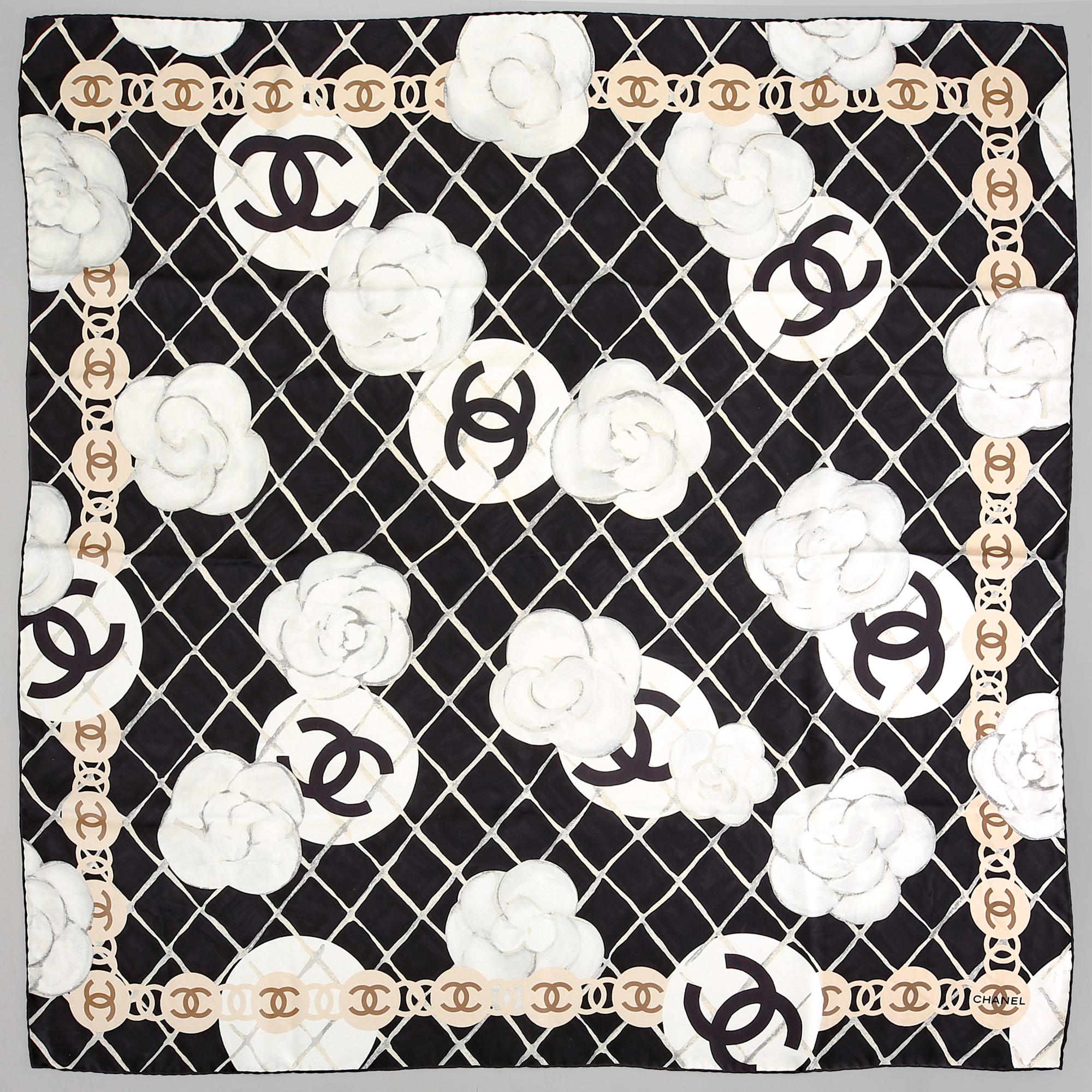A Chanel silk scarf 2017.