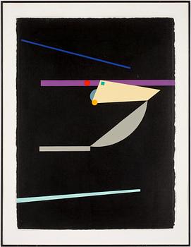 C Göran Karlsson · C GÖRAN KARLSSON, färgserigrafi, signerad och numrerad 22/60, daterad -80.