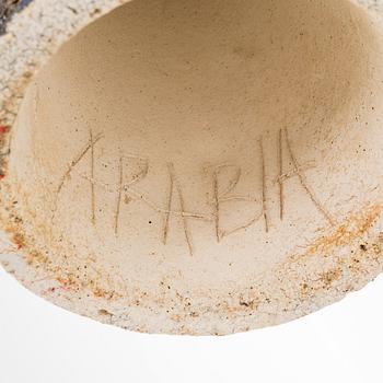 Francesca Mascitti-Lindh, vas, stengods, signerad FML ARABIA.