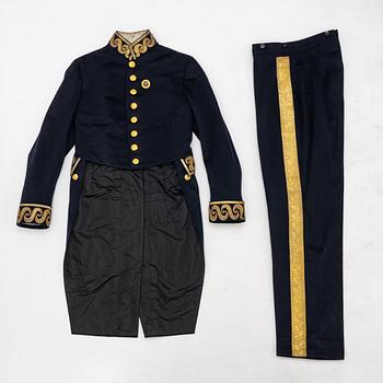 Diplomatuniform, Sverige omkring 1900-talets mitt.