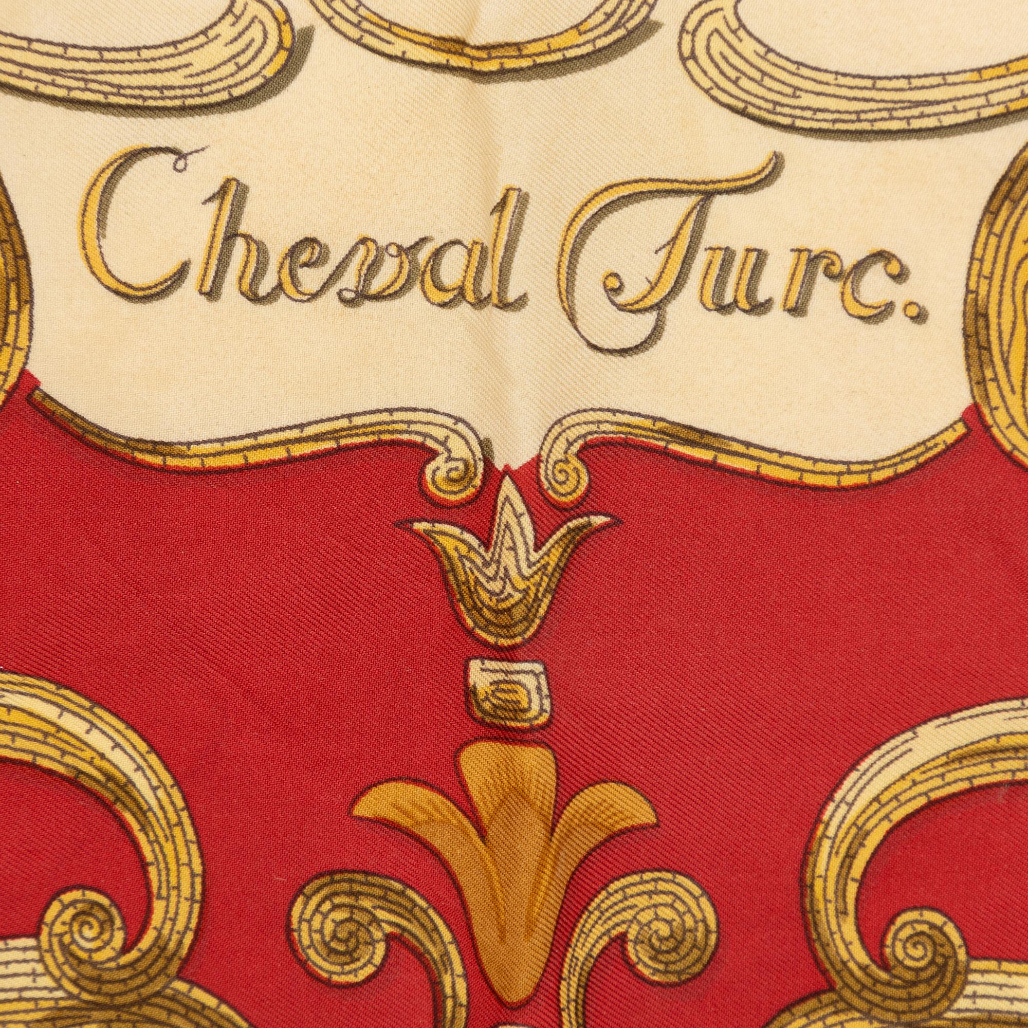 Hermès, scarf, "Cheval Turc".