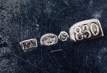 PARTI SILVER, bla Wien. 1800-1900-tal. Totvikt ca 300 gram.