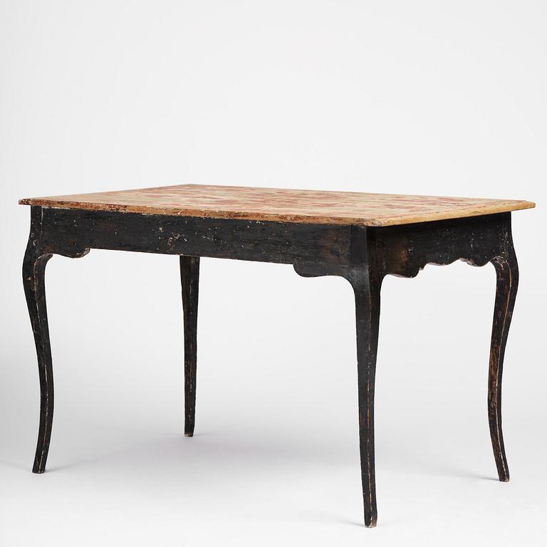 A Swedish rococo desk, Stockholm, later part 18th century.