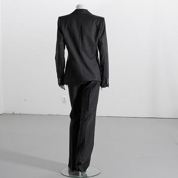 KOSTYM, Yves Saint Laurent, tvådelad dräkt/kostym bestående av kavaj samt byxor.