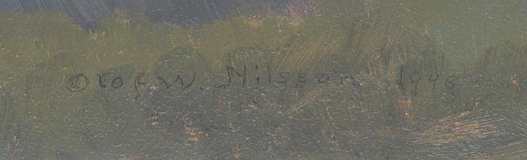 Olof Walfrid Nilsson, Landskap i skymningen.