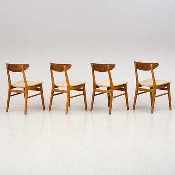 STOLAR, 4 stycken, Danmark, 1900-talets mitt.